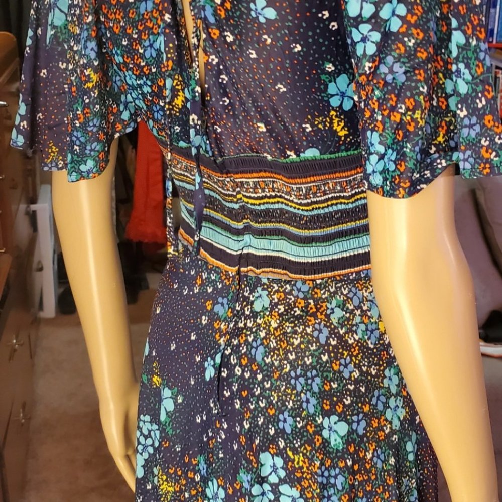 Yves Jennet Vintage 70s Hippie Boho Chic Maxi Dress - Picture 8 of 14